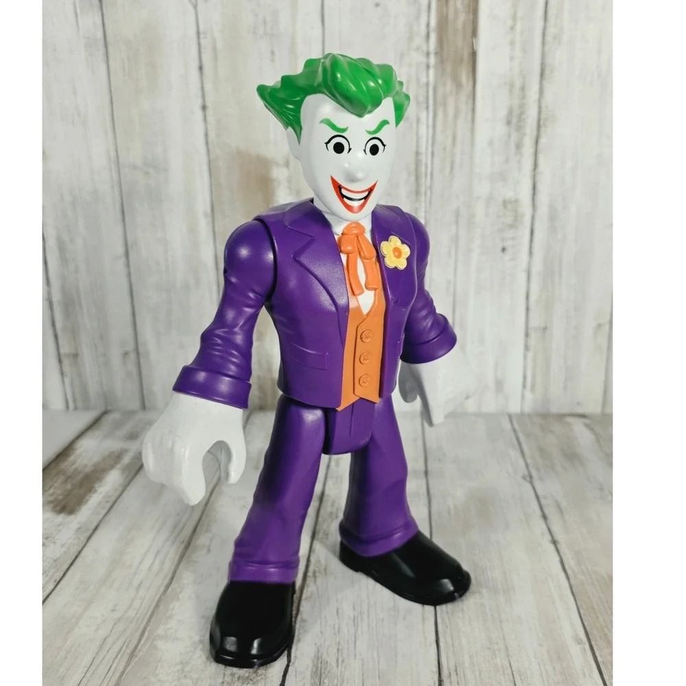 DC Comics Joker Action Figure Lot 12 Inch Spin Master and Imaginext Batman Toy